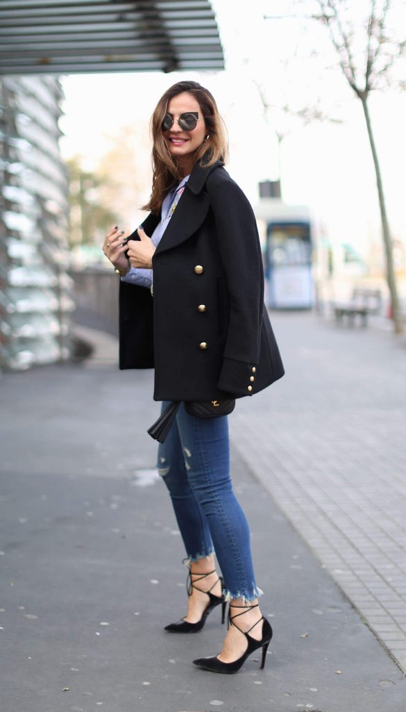 salones de terciopelo negro con cordones outfit lady addict