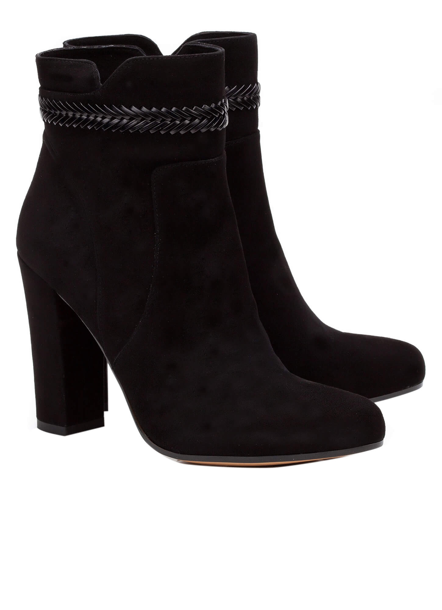 suede boots high heel