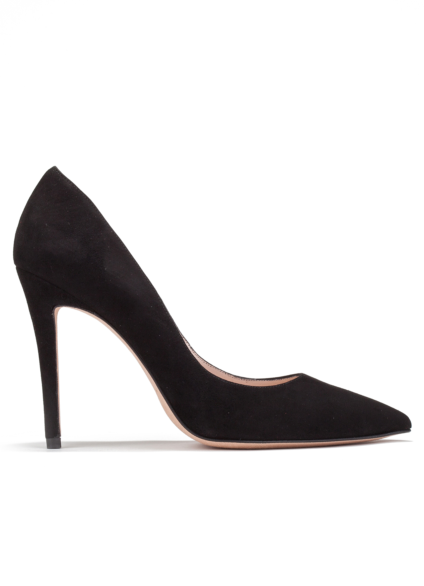 High heel pumps in black suede - online shoe store Pura Lopez . PURA LOPEZ