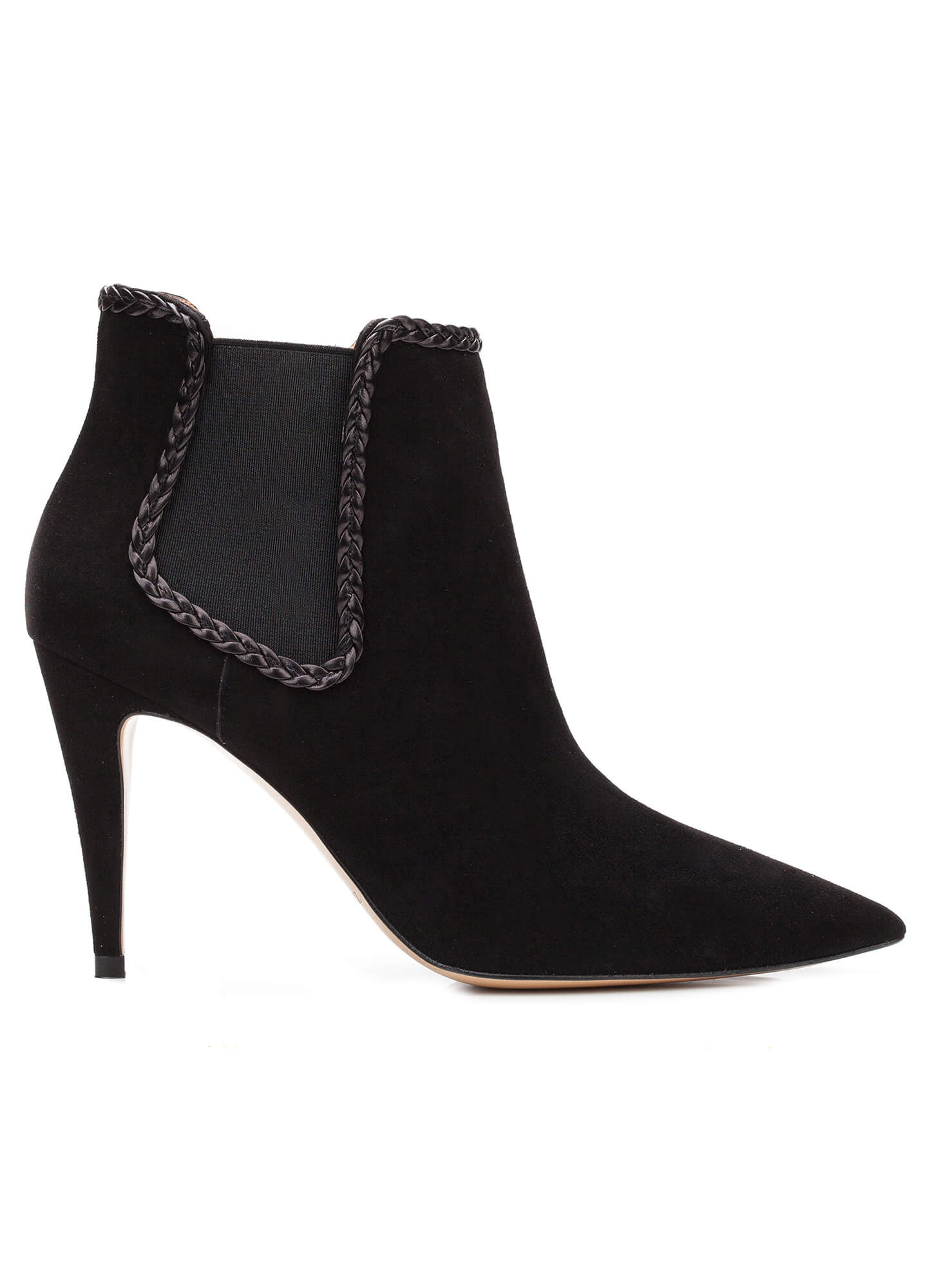 suede boots high heel