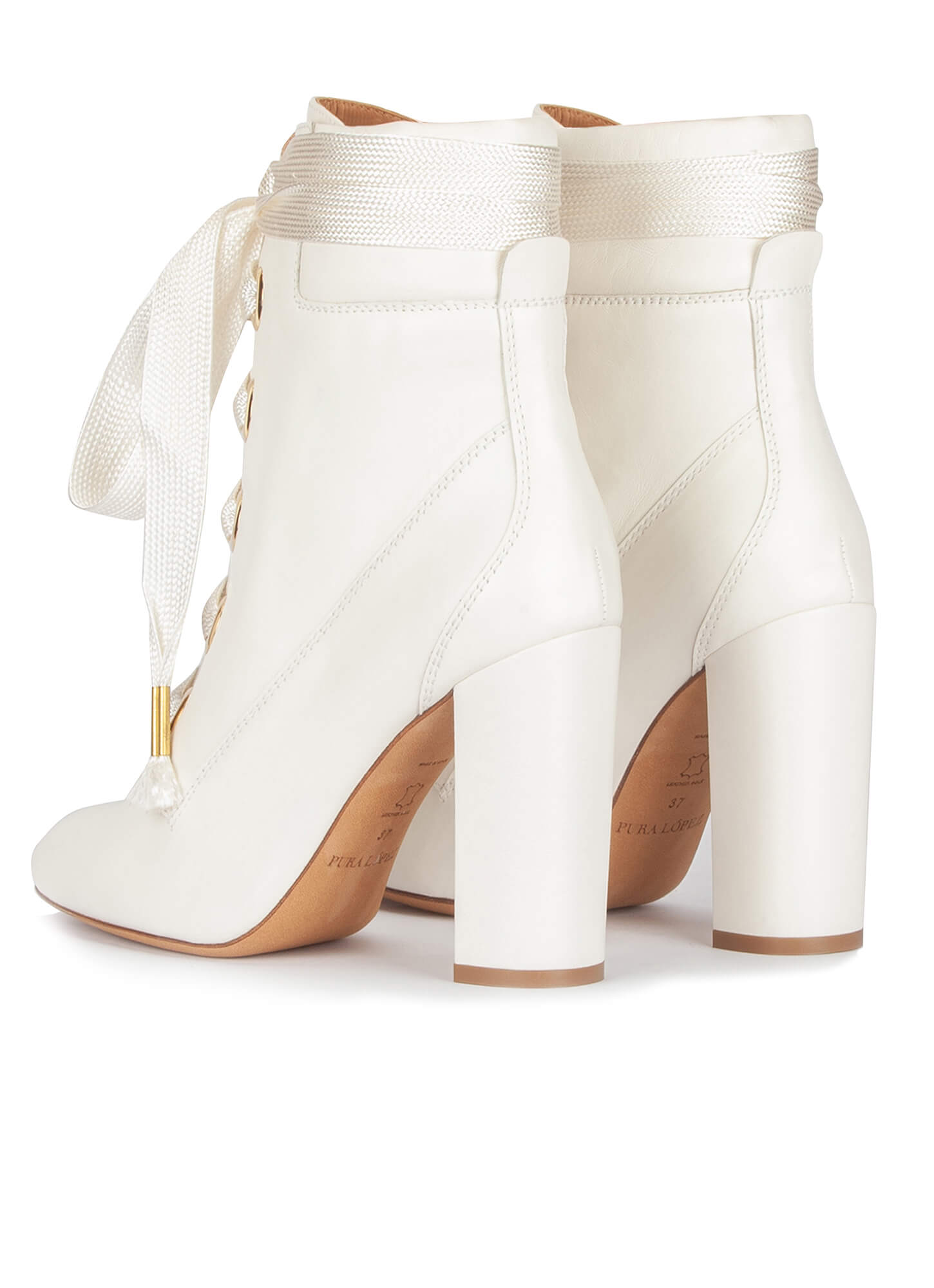white block heel boots knee high