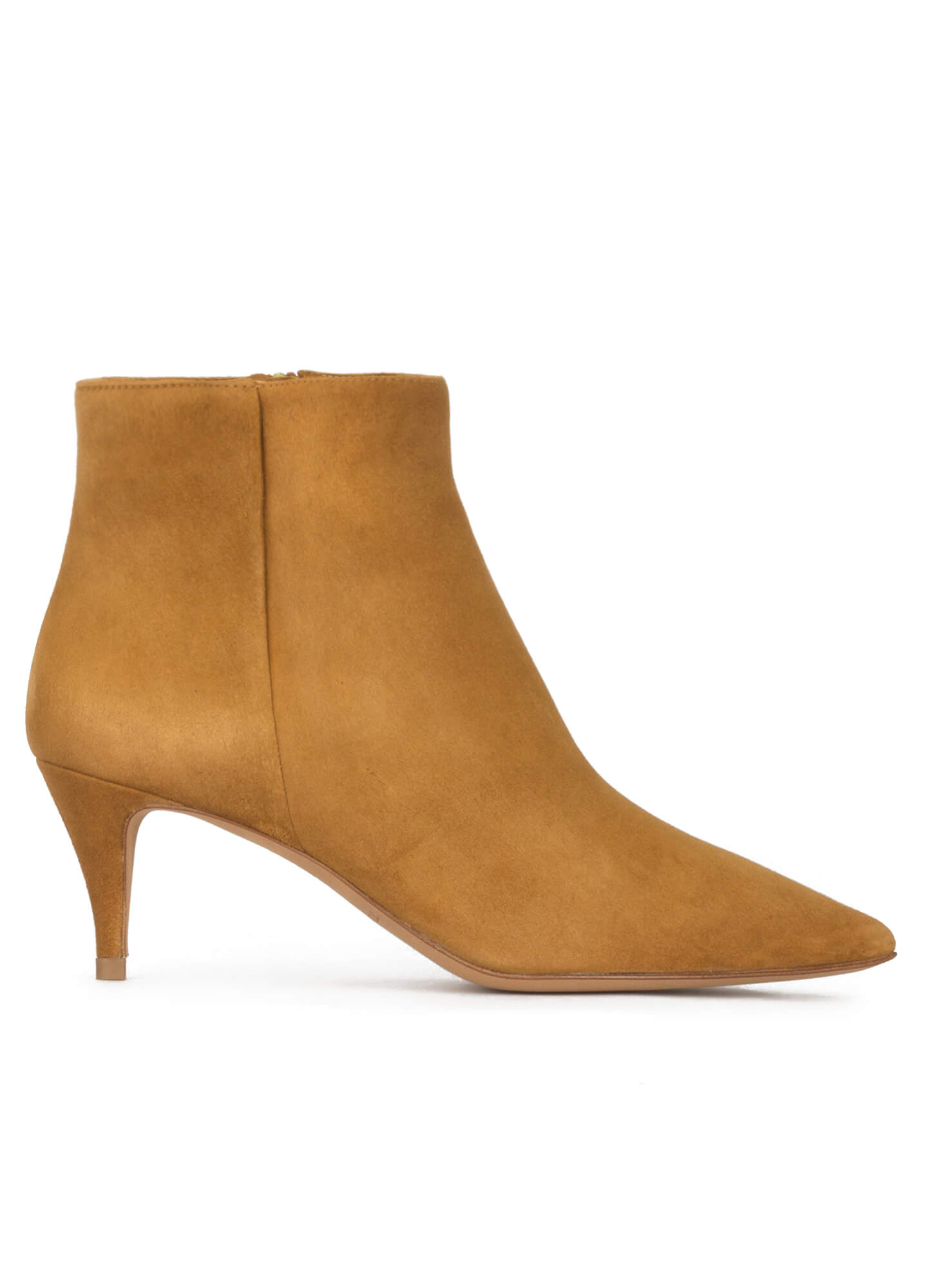 Botín chelsea tacón cámel - Botas de Mujer
