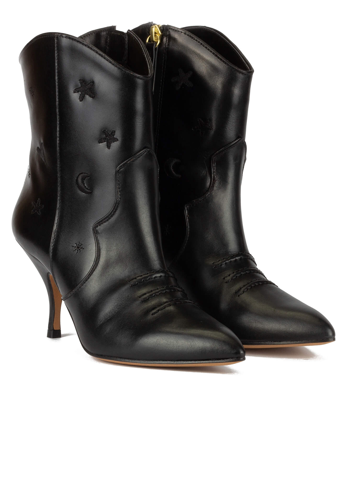 prym boots in black leather