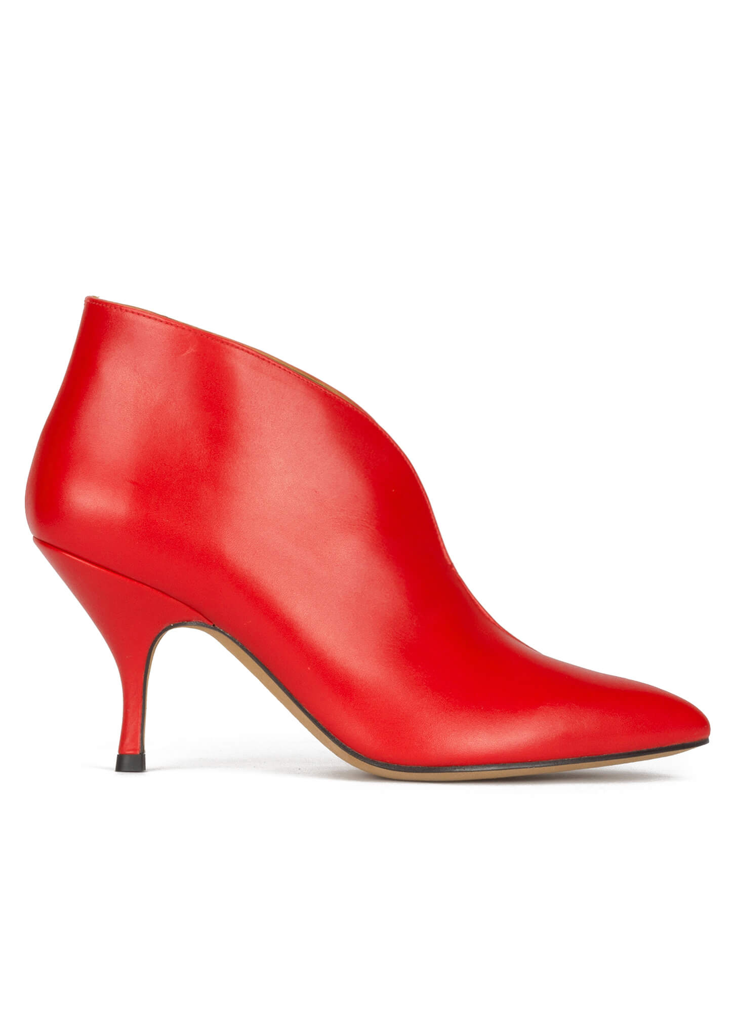 botines rojos