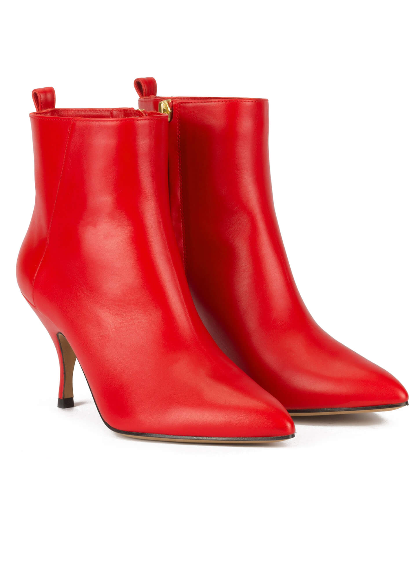 botines rojos
