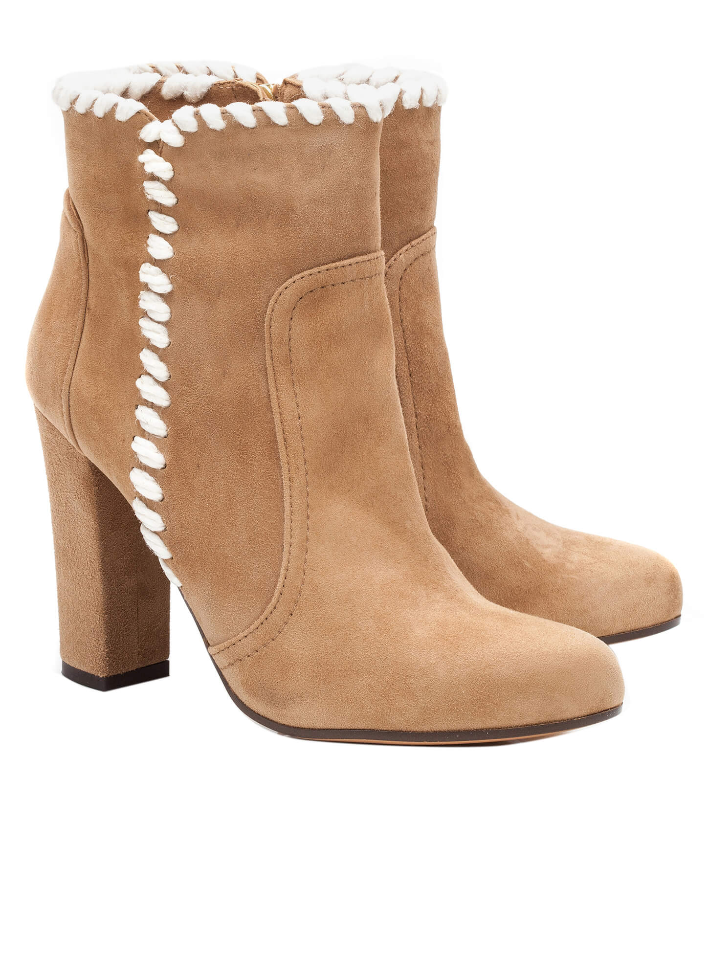 high camel boots