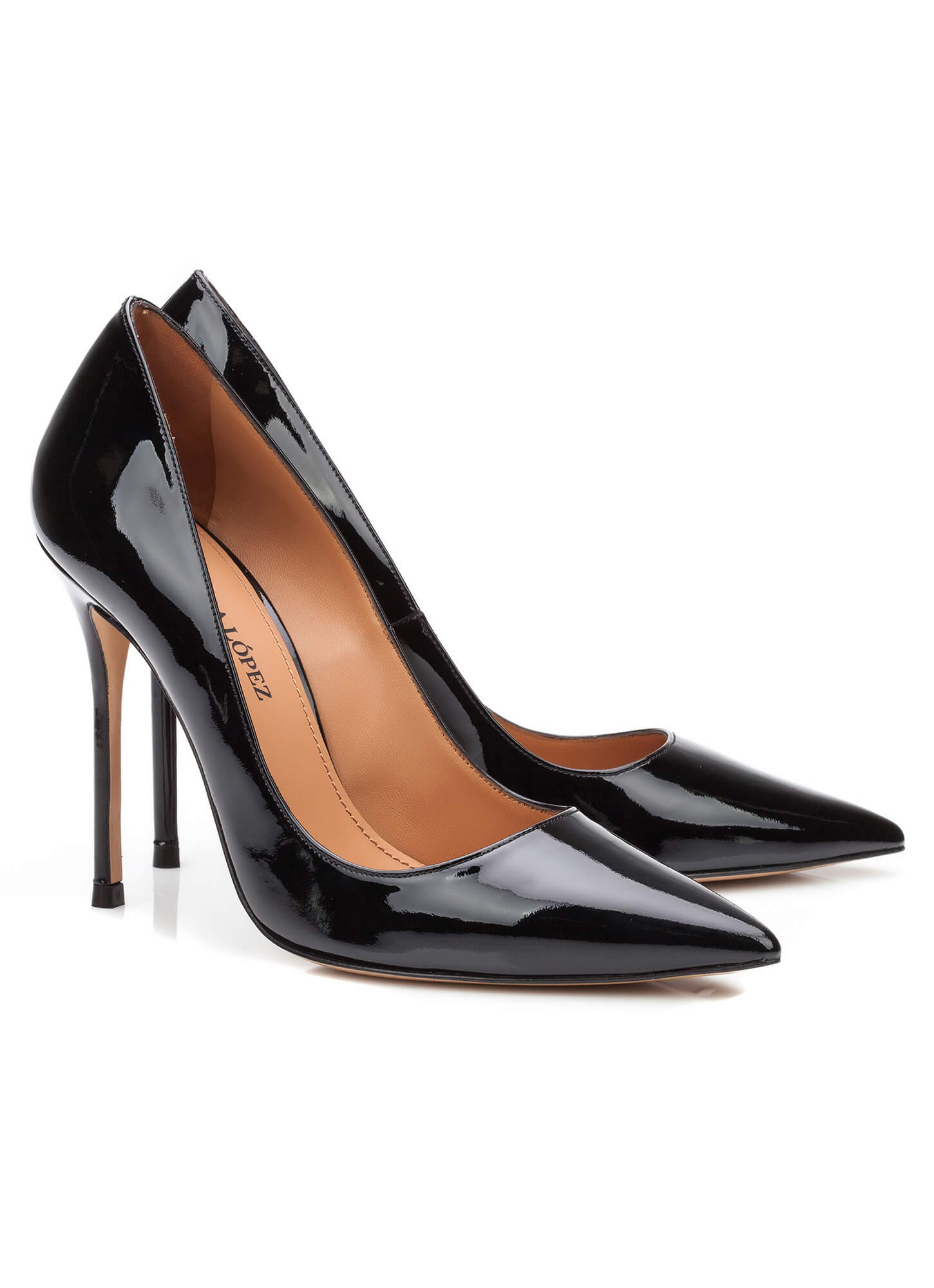 Rupert Sanderson New Pierre Black Patent Leather Heels – AvaMaria