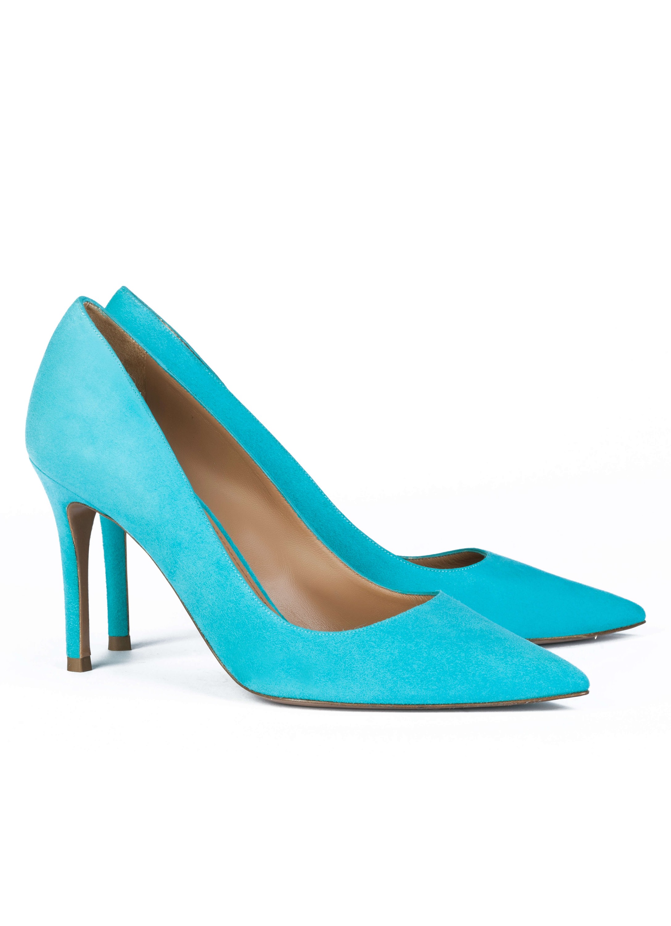 high heels turquoise