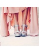 Espadrille sandals in silver raffia