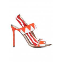 Multicolored high heel sandals Pura López