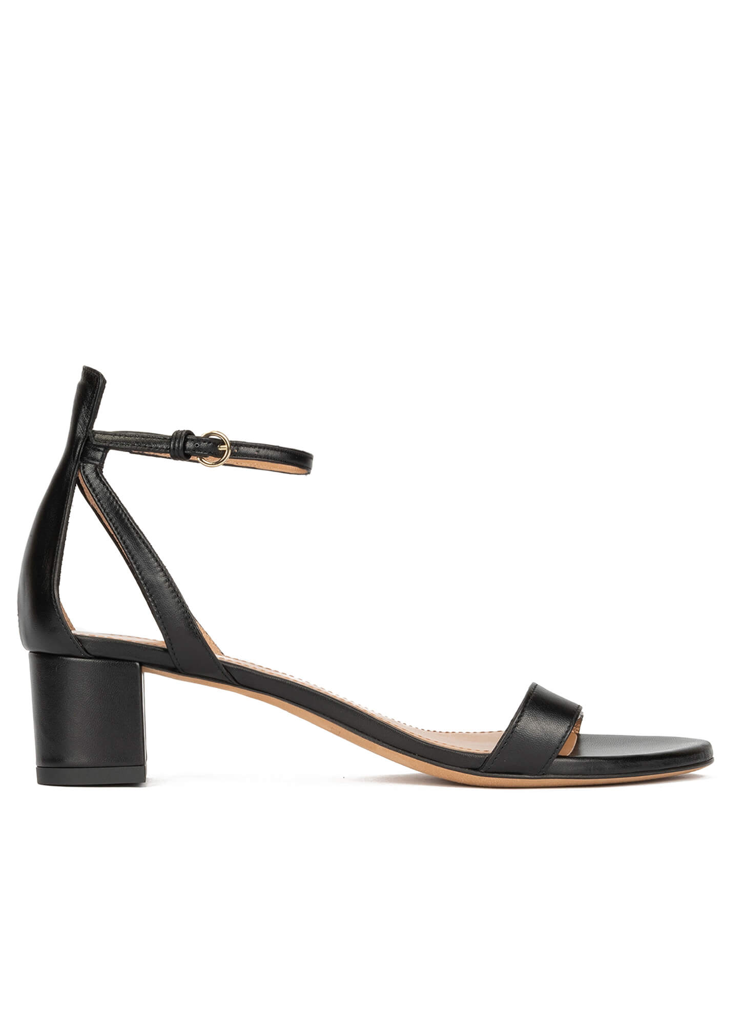 block heel shoes black leather