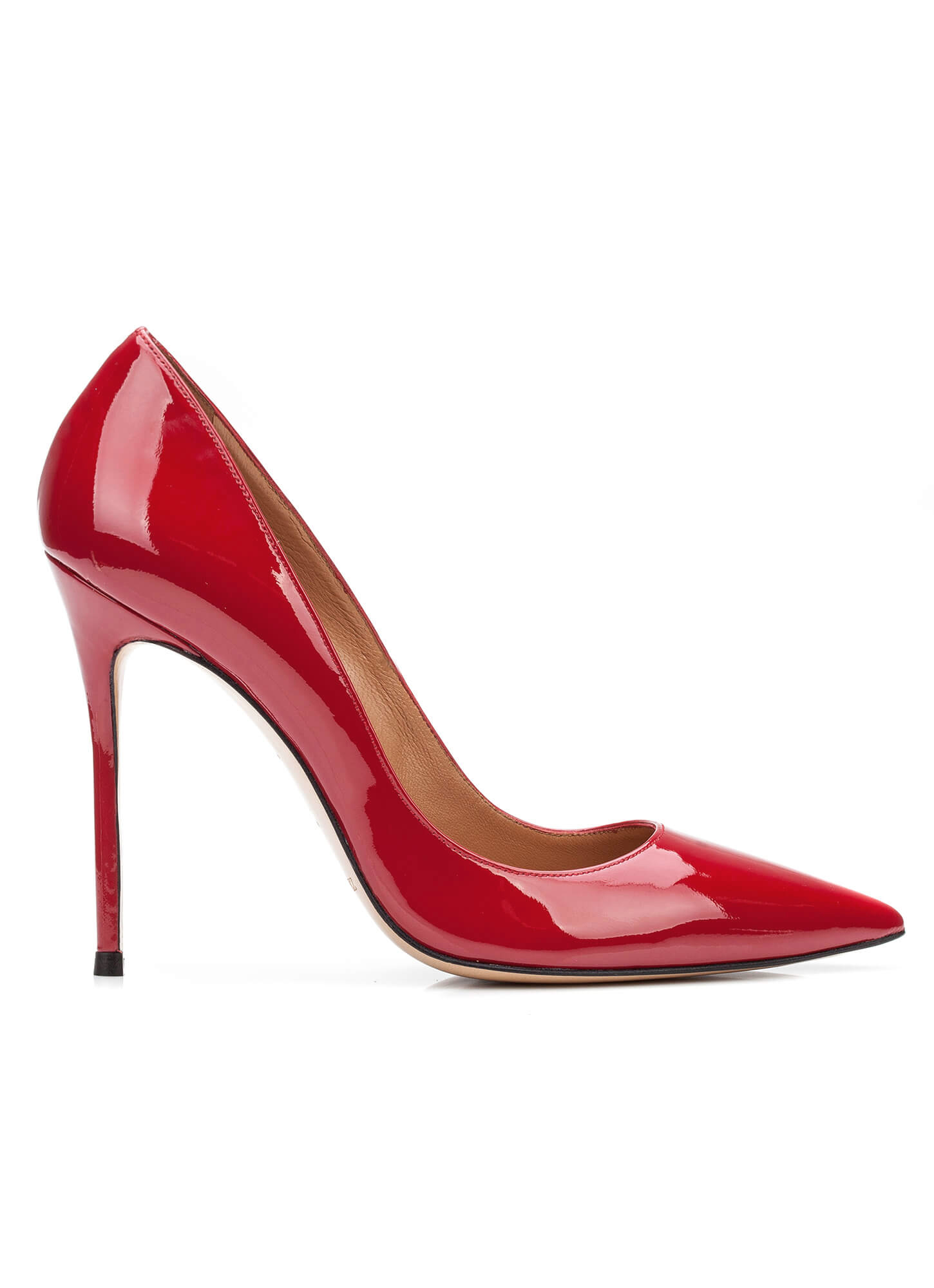 High heel pumps in red patent - online shoe store Pura Lopez . PURA LOPEZ