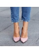 Pink high block heel pumps - online shoe store Pura Lopez